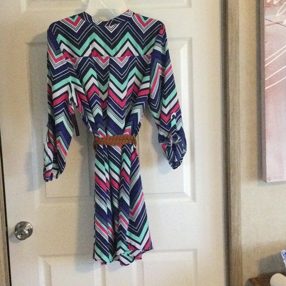 NOBO 3/4 Sleeve Woven Dress With Belt - Picture 5 of 9